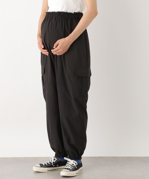 LEPSIM（レプシィム）の「【産前・産後対応】マタニティ／ミリタリーカーゴパンツ　963178（マタニティウェア/グッズ・レディース・ブラック/カーキ・FREE）」の4枚目の写真