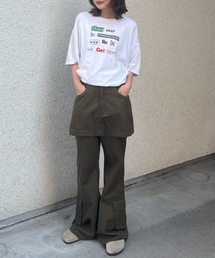 3wayスカートセットフレアパンツ