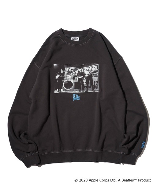 The Beatles(ザビートルズ)の「【THE BEATLES / ザ ビートルズ】フォトプリントスウェットプルオーバー(スウェット・レディース・チャコールグレー/オフホワイト・X-LARGE/LARGE/MEDIUM)」の19枚目の写真