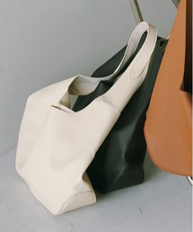 ポーチ付リアルレザートートbag