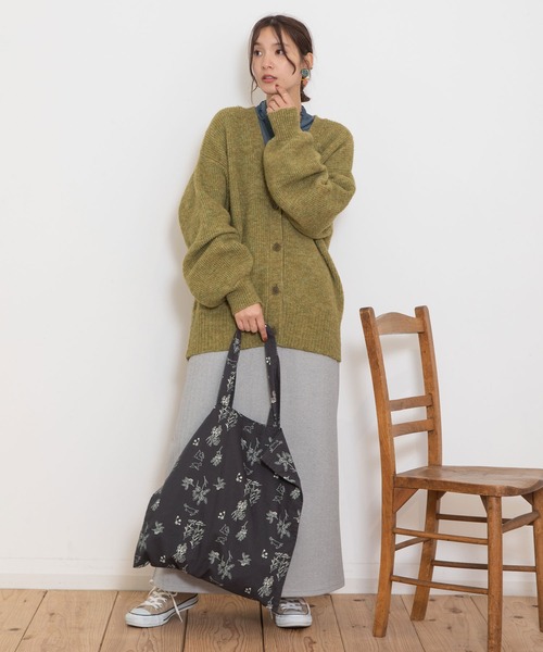 【セール】あぜ編みVネックカーディガン（ニット/セーター）｜POU DOU DOU（プードゥドゥ）