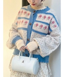 merry jenny | flower gardenニットカーディガン(カーディガン/ボレロ)