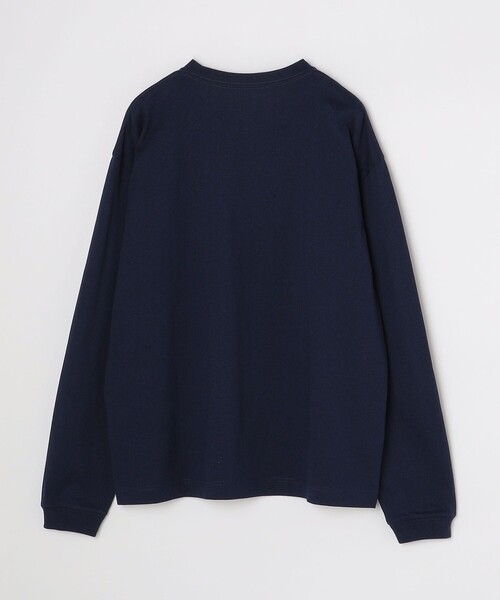 SHIPS（シップス）の「【WEB限定】SHIPS:〈汗染み防止加工〉ワンポイントロゴ ビッグシルエットヘビーウェイトTシャツ（Tシャツ/カットソー・メンズ・グレー/ベージュ/ネイビー/ホワイト/ブラック/ホワイト系/チャコールグレー/オフホワイト・MEDIUM/X-LARGE/LARGE/SMALL）」の11枚目の写真