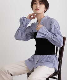 N.(N. Natural Beauty Basic) | ◆フレアカフスチュニックブラウス(シャツ/ブラウス)