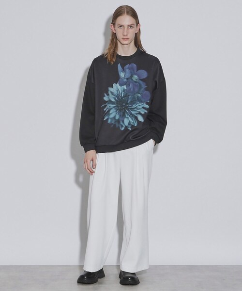 tk.TAKEO KIKUCHI（ティーケータケオキクチ）の「◆アソートフラワービッグカットソー（Tシャツ/カットソー・メンズ・ブラック系/グレー系/グレー系1/ブラック系1・02/03）」の14枚目の写真