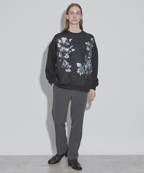 tk.TAKEO KIKUCHI（ティーケータケオキクチ）の「◆アソートフラワービッグカットソー（Tシャツ/カットソー・メンズ・ブラック系/グレー系/グレー系1/ブラック系1・02/03）」の20枚目の写真