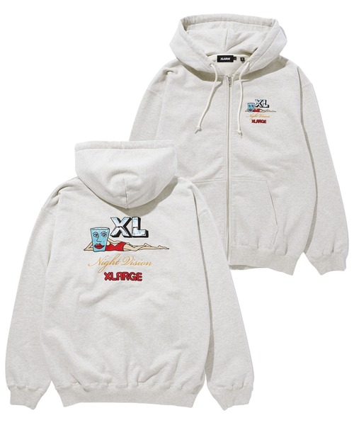 XLARGE（エクストララージ）の「NIGHT VISION ZIP UP HOODED