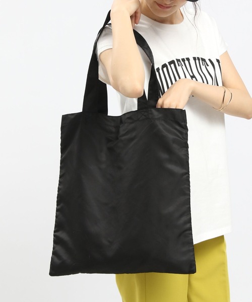 GLOBAL WORK Smile Seed Store（グローバルワーク スマイルシードストア）の「ベーシックトート/撥水/185295（トートバッグ・レディース・ベージュ/ネイビー/ブラック・FREE）」の6枚目の写真