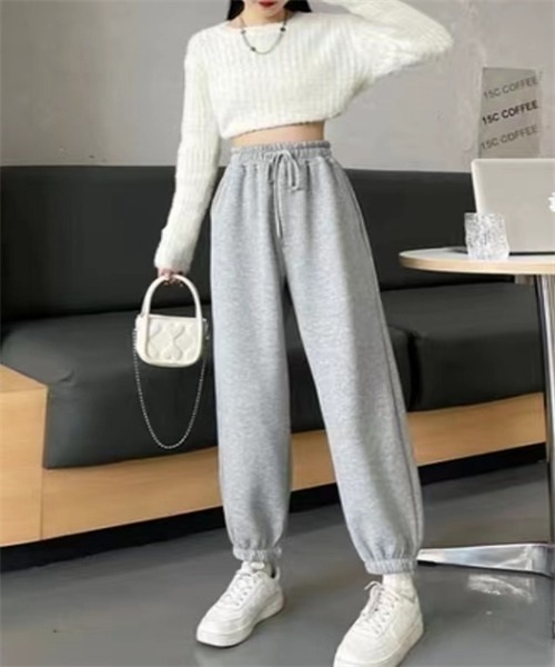 Dream garden（ドリームガーデン）の「スウェットパンツ（スウェットパンツ・レディース・ブラック/ホワイト/杢グレー・L/M/XL）」の13枚目の写真