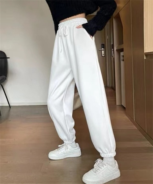 Dream garden（ドリームガーデン）の「スウェットパンツ（スウェットパンツ・レディース・ブラック/ホワイト/杢グレー・L/M/XL）」の7枚目の写真
