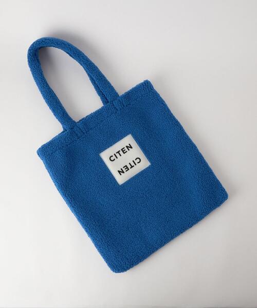 CITEN(シテン)の「<CITEN>ボア トートバッグ(トートバッグ・レディース・ロイヤルブルー/オフホワイト/グレー/シャーベット・FREE)」の10枚目の写真