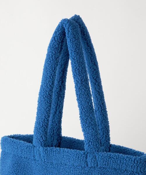 CITEN(シテン)の「<CITEN>ボア トートバッグ(トートバッグ・レディース・ロイヤルブルー/オフホワイト/グレー/シャーベット・FREE)」の7枚目の写真