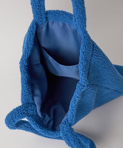 CITEN(シテン)の「<CITEN>ボア トートバッグ(トートバッグ・レディース・ロイヤルブルー/オフホワイト/グレー/シャーベット・FREE)」の6枚目の写真