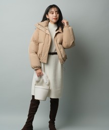 JUSGLITTY ラメニットフレアミニワンピース JUSGLITTY（ジャスグリッティー）の「ハイネックラメニットミニ