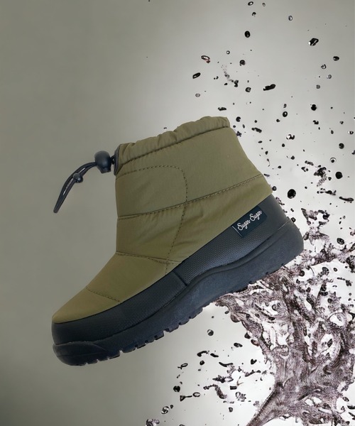 Sugar Sugar（シュガーシュガー）の「スノーブーツ 撥水 生活用防水設計 超軽量 レイン【SUGAR SUGARシュガーシュガー】（ブーツ・レディース・カーキ/ブラック・S/M/L/LL）」の15枚目の写真