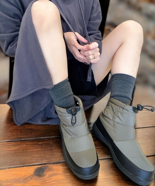 Sugar Sugar（シュガーシュガー）の「スノーブーツ 撥水 生活用防水設計 超軽量 レイン【SUGAR SUGARシュガーシュガー】（ブーツ・レディース・カーキ/ブラック・S/M/L/LL）」の14枚目の写真