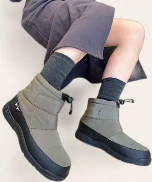 Sugar Sugar（シュガーシュガー）の「スノーブーツ 撥水 生活用防水設計 超軽量 レイン【SUGAR SUGARシュガーシュガー】（ブーツ・レディース・カーキ/ブラック・S/M/L/LL）」の11枚目の写真