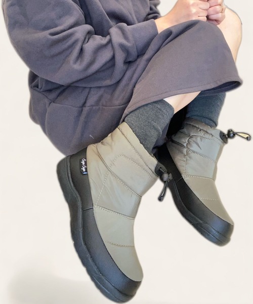 Sugar Sugar（シュガーシュガー）の「スノーブーツ 撥水 生活用防水設計 超軽量 レイン【SUGAR SUGARシュガーシュガー】（ブーツ・レディース・カーキ/ブラック・S/M/L/LL）」の12枚目の写真