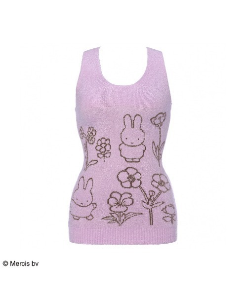 Sloggi（スロギー）の「スロギー ミッフィーコラボ あったか インナートップ sloggi G062 TOP（インナーウェア/肌着・レディース・グリーン/ネイビー/バイオレット/グレー/レッド/ピンク・ML）」の4枚目の写真