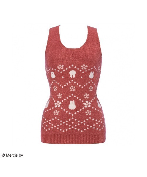 Sloggi（スロギー）の「スロギー ミッフィーコラボ あったか インナートップ sloggi G062 TOP（インナーウェア/肌着・レディース・グリーン/ネイビー/バイオレット/グレー/レッド/ピンク・ML）」の6枚目の写真