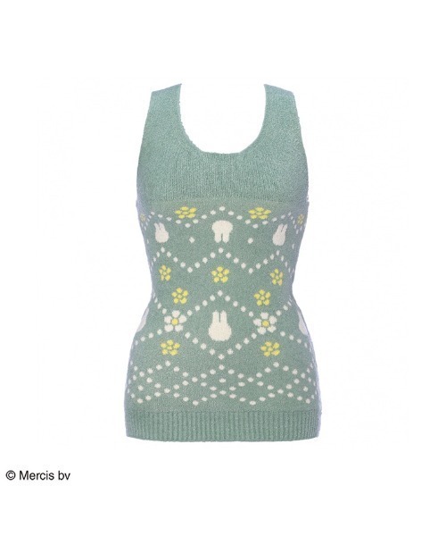 Sloggi（スロギー）の「スロギー ミッフィーコラボ あったか インナートップ sloggi G062 TOP（インナーウェア/肌着・レディース・グリーン/ネイビー/バイオレット/グレー/レッド/ピンク・ML）」の3枚目の写真