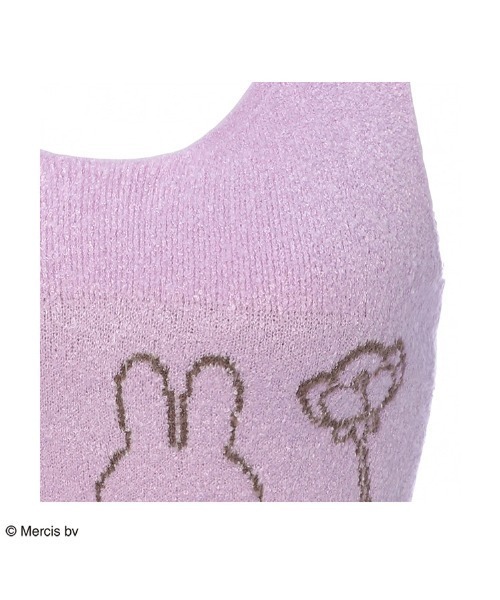 Sloggi（スロギー）の「スロギー ミッフィーコラボ あったか インナートップ sloggi G062 TOP（インナーウェア/肌着・レディース・グリーン/ネイビー/バイオレット/グレー/レッド/ピンク・ML）」の10枚目の写真