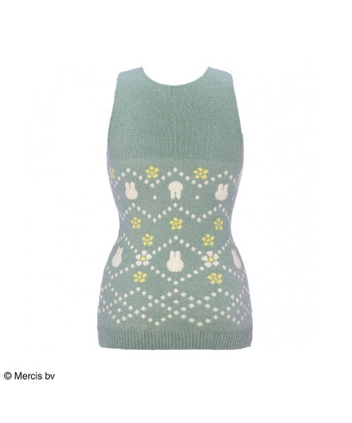 Sloggi（スロギー）の「スロギー ミッフィーコラボ あったか インナートップ sloggi G062 TOP（インナーウェア/肌着・レディース・グリーン/ネイビー/バイオレット/グレー/レッド/ピンク・ML）」の15枚目の写真