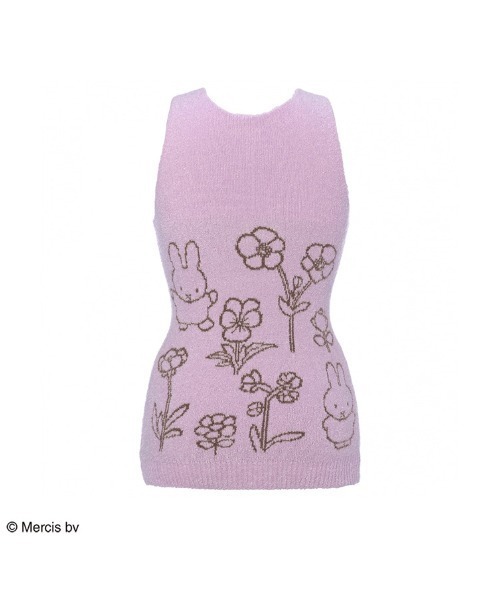 Sloggi（スロギー）の「スロギー ミッフィーコラボ あったか インナートップ sloggi G062 TOP（インナーウェア/肌着・レディース・グリーン/ネイビー/バイオレット/グレー/レッド/ピンク・ML）」の17枚目の写真