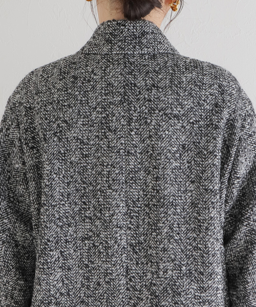 クチュールドアダムCottage coatオーバーサイズダブルジャケット COUTURE D`ADAM/クチュールドアダム】Cottage coat コート