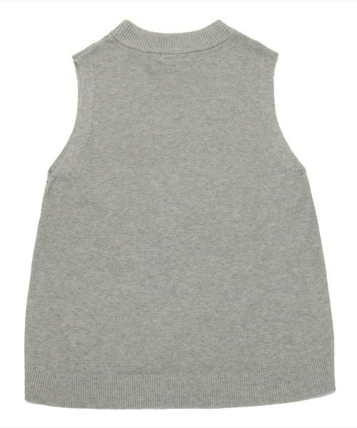 Pitta Re:)（ピッタリ）の「ヘリンボーン風柄 ニットベスト（ベスト・レディース・グレー/ブラック/グリーン/モカ・M/L）」の7枚目の写真