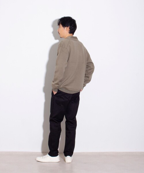 GLOSTER（グロスター）の「【GLOSTER/グロスター】チノストレッチイージーパンツ テーパードパンツ（その他パンツ・メンズ・グレー/ネイビー/ベージュ/ブラック・M/L/S）」の14枚目の写真