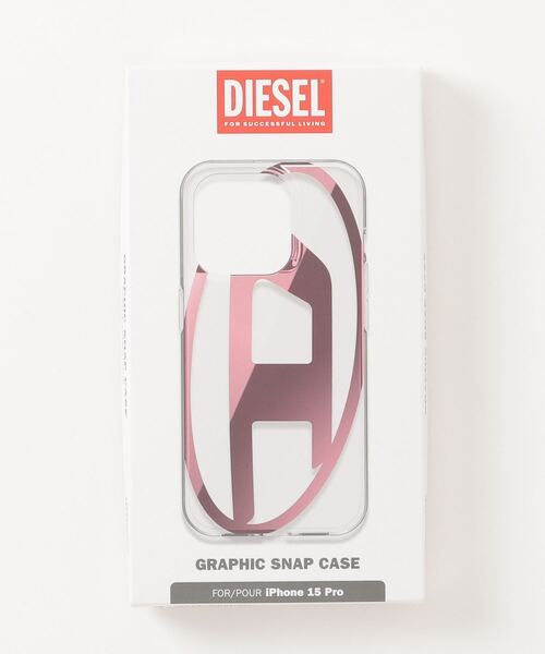 DIESEL(ディーゼル)の「アイフォン ケース iPhone 15 Pro Diesel Oval D Clear Case D(スマホケース/カバー・メンズ・その他・UNI)」の2枚目の写真