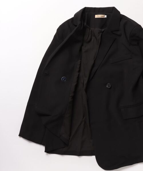 Uenui（ウニュイ）の「falling apart jacket（テーラードジャケット・レディース・ブラック/ブルー・FREE）」の20枚目の写真