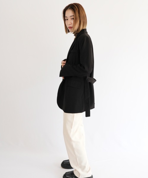 Uenui（ウニュイ）の「falling apart jacket（テーラードジャケット・レディース・ブラック/ブルー・FREE）」の10枚目の写真