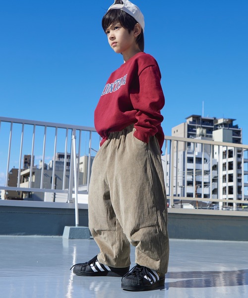PAIRMANON STREET（ペアマノンストリート）の「【PAIRMANON STREET】コーデュロイ サーカス バルーン シルエット パンツ（その他パンツ・キッズ・グリーン/オフホワイト/ベージュ/ブラック/オリーブ・140/130/150/90/110/120/100）」の10枚目の写真