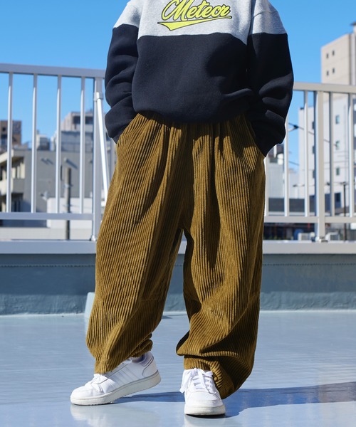 PAIRMANON STREET（ペアマノンストリート）の「【PAIRMANON STREET】コーデュロイ サーカス バルーン シルエット パンツ（その他パンツ・キッズ・グリーン/オフホワイト/ベージュ/ブラック/オリーブ・140/130/150/90/110/120/100）」の20枚目の写真