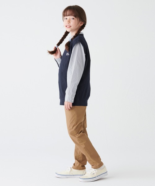 KRIFF MAYER Kid's Collection（クリフメイヤーキッズコレクション）の「シャキッとベスト（ベスト・キッズ・ネイビー/グレー/キャメル/グリーン・170/120/160/150/130/140）」の7枚目の写真