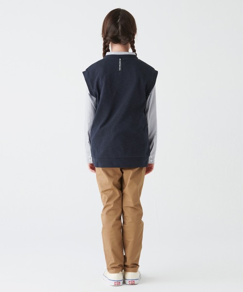 KRIFF MAYER Kid's Collection（クリフメイヤーキッズコレクション）の「シャキッとベスト（ベスト・キッズ・ネイビー/グレー/キャメル/グリーン・170/120/160/150/130/140）」の8枚目の写真