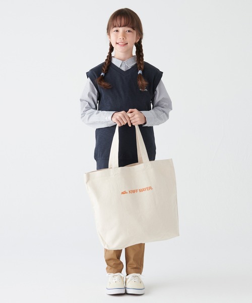 KRIFF MAYER Kid's Collection（クリフメイヤーキッズコレクション）の「シャキッとベスト（ベスト・キッズ・ネイビー/グレー/キャメル/グリーン・170/120/160/150/130/140）」の10枚目の写真