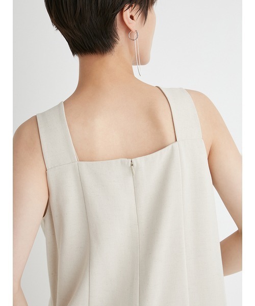 emmi（エミ）の「【emmi atelier】フロントタックオールインワン（サロペット/オーバーオール・レディース・ブラック/アイボリー/オリーブ・0/1）」の11枚目の写真