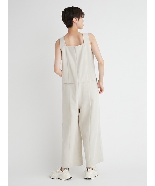 サロペット・オーバーオール・オールインワン Morpho embroidery overalls 1 (Ivory) Morpho embroidery overalls (Ivory)