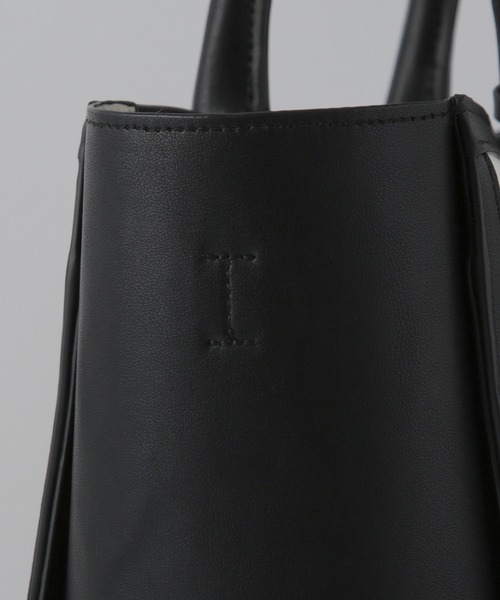E'POR（エポール）の「【A4対応】【E'POR】 I BAG（キャンバスコンビ縦型トートバッグ）【通勤】【メディア掲載】【雑誌掲載】（トートバッグ・レディース・ブラック/ベージュ・FREE）」の13枚目の写真