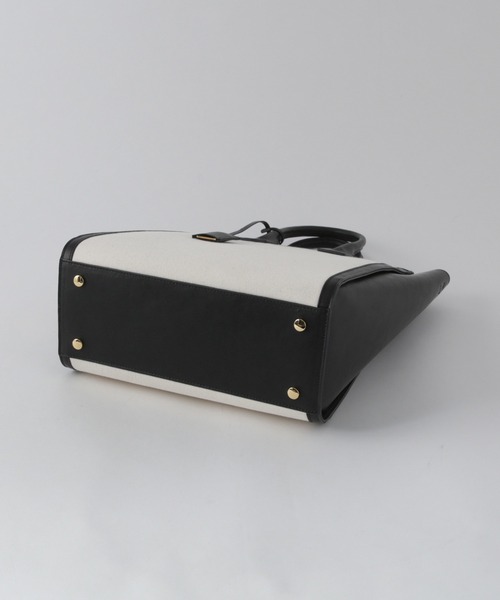 E'POR（エポール）の「【A4対応】【E'POR】 I BAG（キャンバスコンビ縦型トートバッグ）【通勤】【メディア掲載】【雑誌掲載】（トートバッグ・レディース・ブラック/ベージュ・FREE）」の17枚目の写真