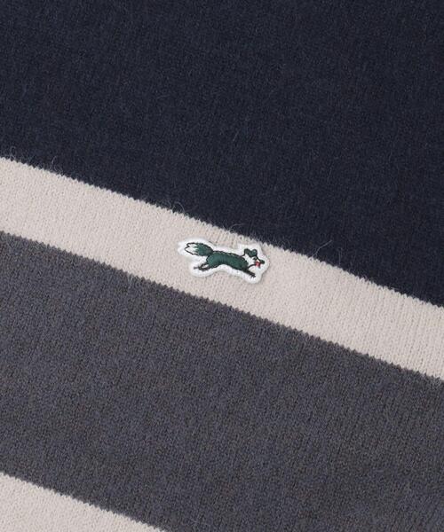 PENNEYS（ぺニーズ）の「『別注』PENNEYS×DOORS　THE FOX ボーダーCNニット（ニット/セーター・メンズ・ネイビー/オフホワイト/ブラウン・X-LARGE/MEDIUM/LARGE）」の5枚目の写真