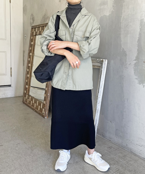 Spick & Span（スピックアンドスパン）の「≪追加≫ラメリブニットタイトスカート（スカート・レディース・ブラック/グレー・36/38）」の20枚目の写真