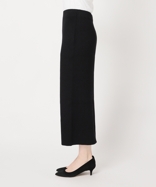 Spick & Span（スピックアンドスパン）の「≪追加≫ラメリブニットタイトスカート（スカート・レディース・ブラック/グレー・36/38）」の3枚目の写真