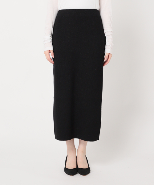 Spick & Span（スピックアンドスパン）の「≪追加≫ラメリブニットタイトスカート（スカート・レディース・ブラック/グレー・36/38）」の11枚目の写真