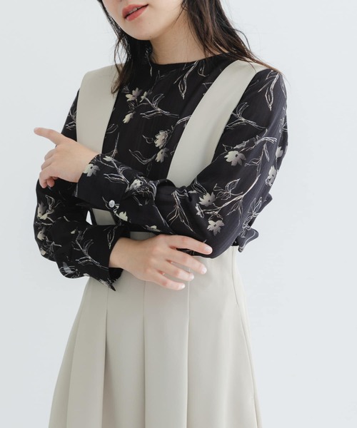 「URBAN RESEARCH ROSSO WOMEN」 長袖ブラウス FREE ブラック レディース URBAN RESEARCH ROSSO WOMEN（アーバンリサーチ ロッソ）の