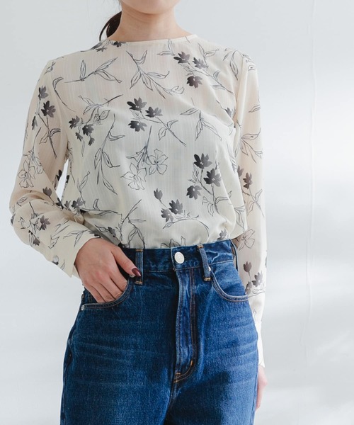 「URBAN RESEARCH ROSSO WOMEN」 長袖シャツ FREE オフホワイト レディース URBAN RESEARCH ROSSO WOMEN（アーバンリサーチ ロッソ）の「UV