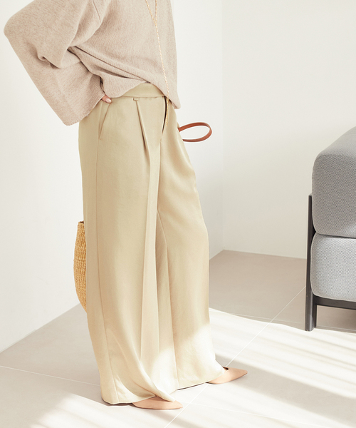 plage（プラージュ）の「SATIN スラックス（スラックス）」 - WEAR